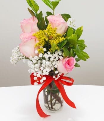 arreglo floral blush