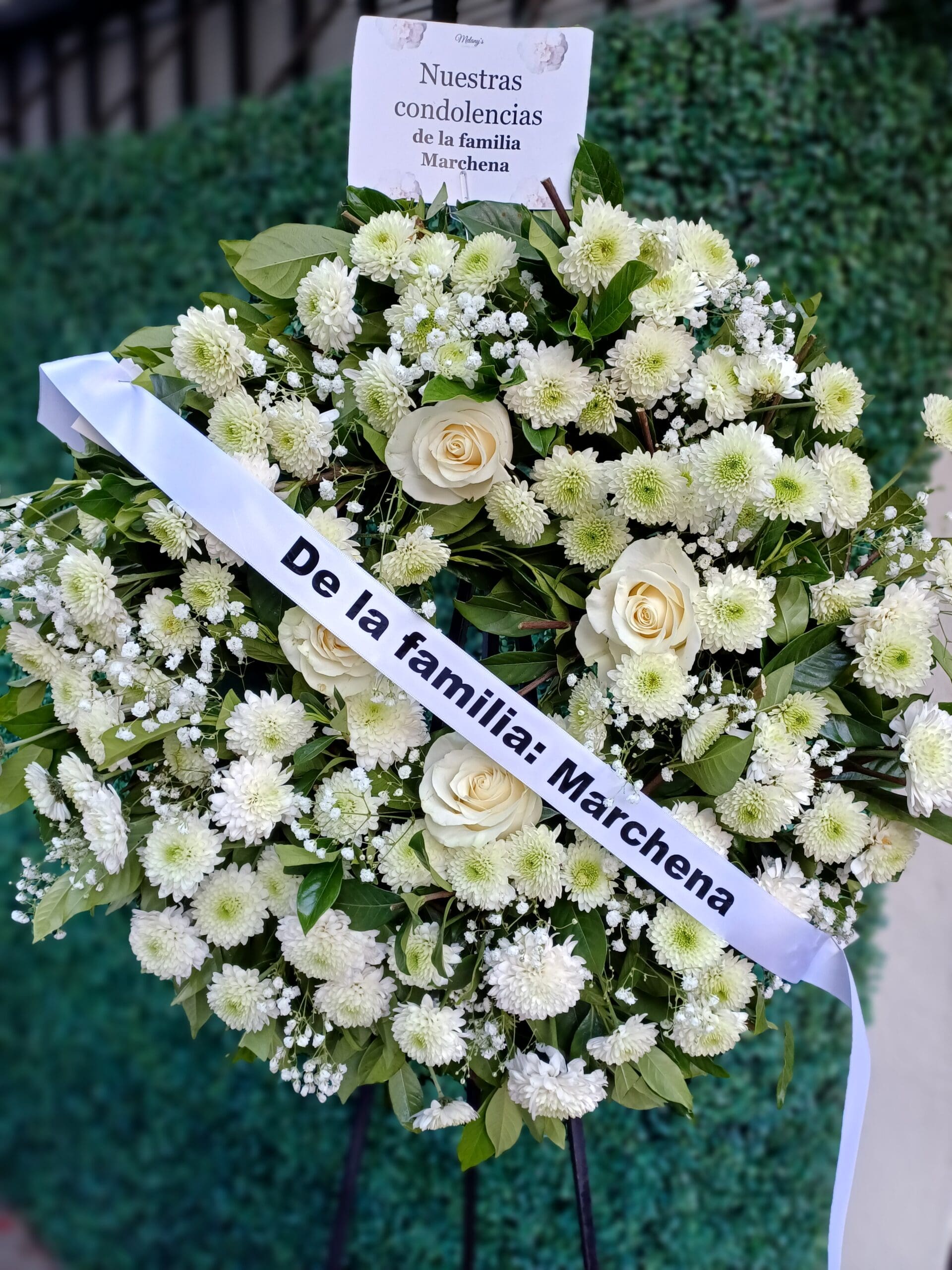 Corona PEQUEÑA con liston